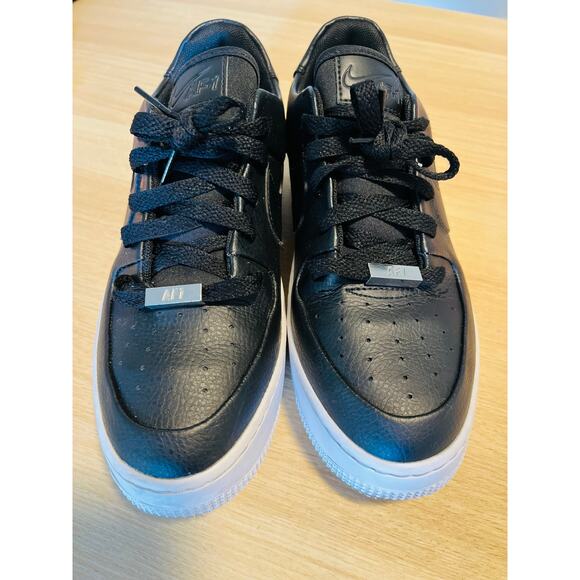 Nike Air Force 1 Sage Low Black Women’s 9 | Platform AF1 Sneakers EUC Streetwear - Picture 6 of 11